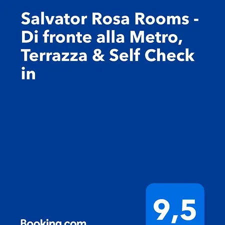 Salvator Rosa - Di Fronte Metro, Terrazza & Self Check In Konukevi Napoli